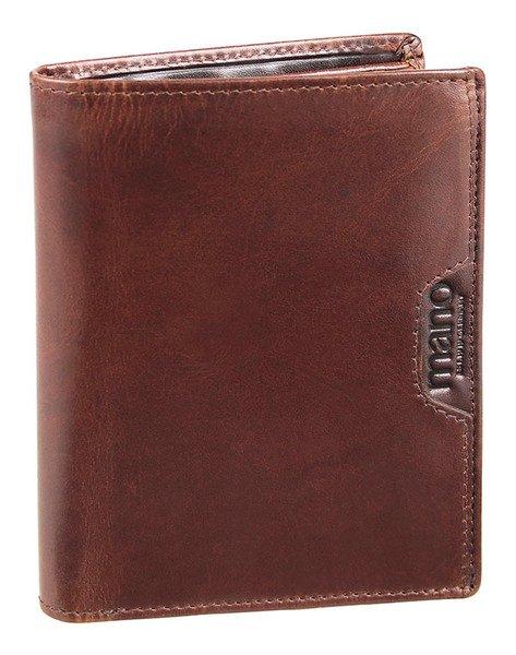 Image of Hochformatbörse Mit Klappe, Dunkelbraun Herren ONE SIZE