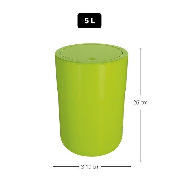 Image of Schwingdeckeleimer PS COCCO 5L Kiwi Grün Schwingdeckeleimer PS COCCO 5L Kiwi Grün