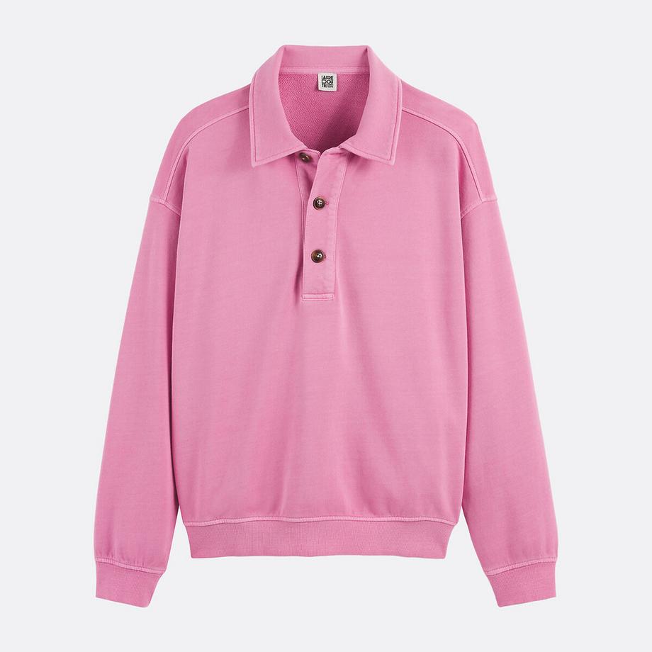 La Redoute Collections Sweatshirt Col Polo  
