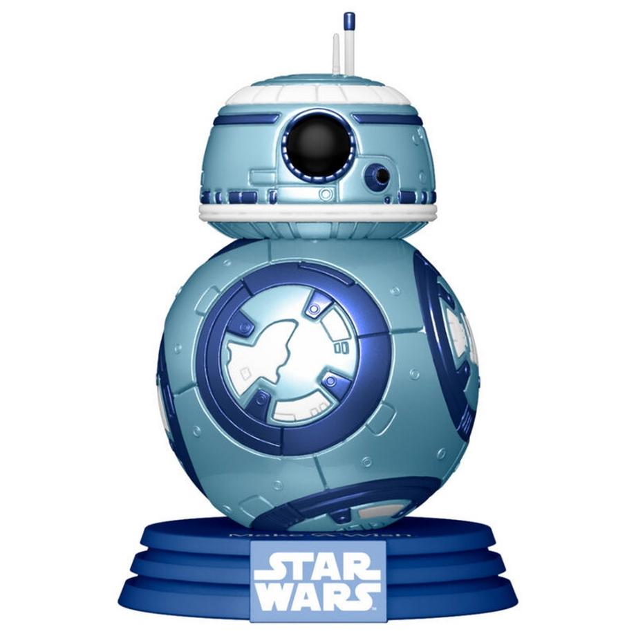 Funko  Figura POP Star Wars Esprimi un desiderio BB-8 metallizzato 