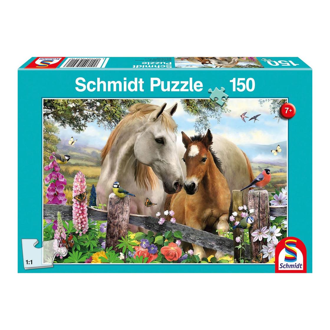 Image of Puzzle Stute und Fohlen (150Teile)