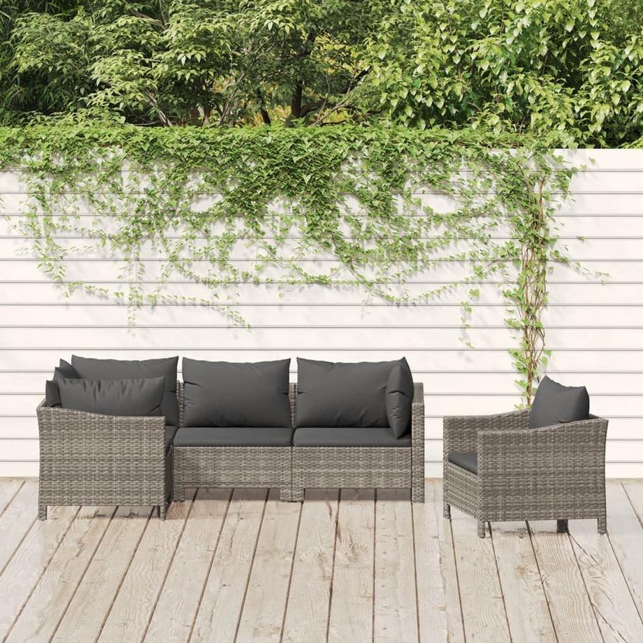 VidaXL Garten lounge set poly-rattan  