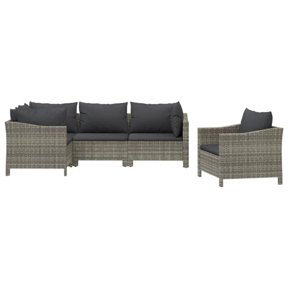 VidaXL Garten lounge set poly-rattan  