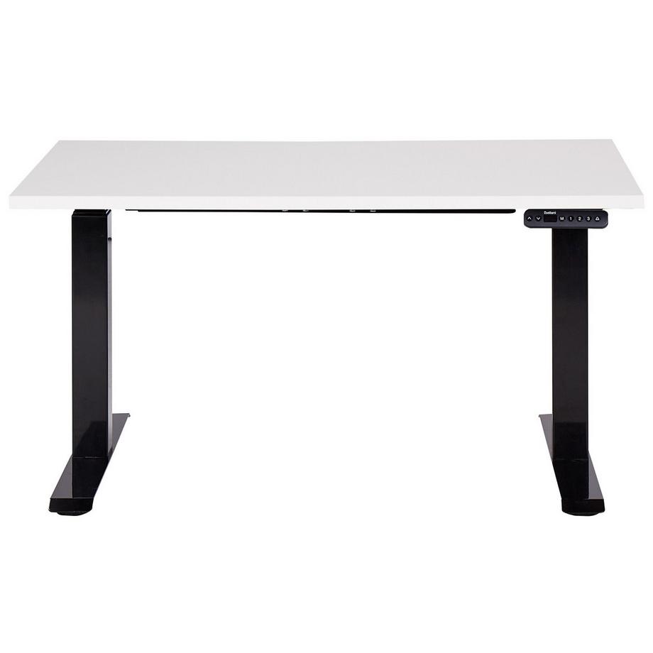 Beliani Bureau réglable en hauteur électriquement en Panneau de particules de bois  DESTINES  