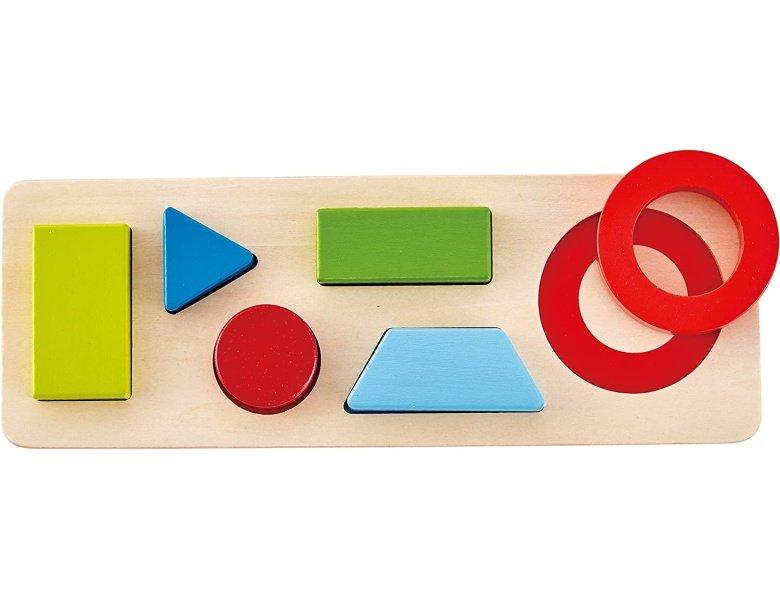 Hape  Puzzle Geometrie-Puzzle (6Teile) 