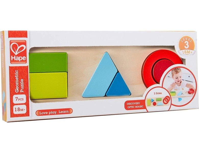 Hape  Puzzle Geometrie-Puzzle (6Teile) 