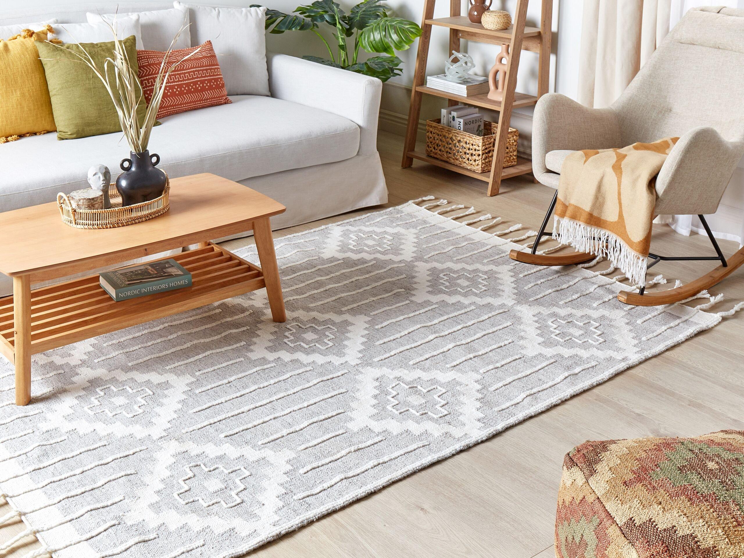 Beliani Tapis en Matière synthétique Rétro TABIAT  