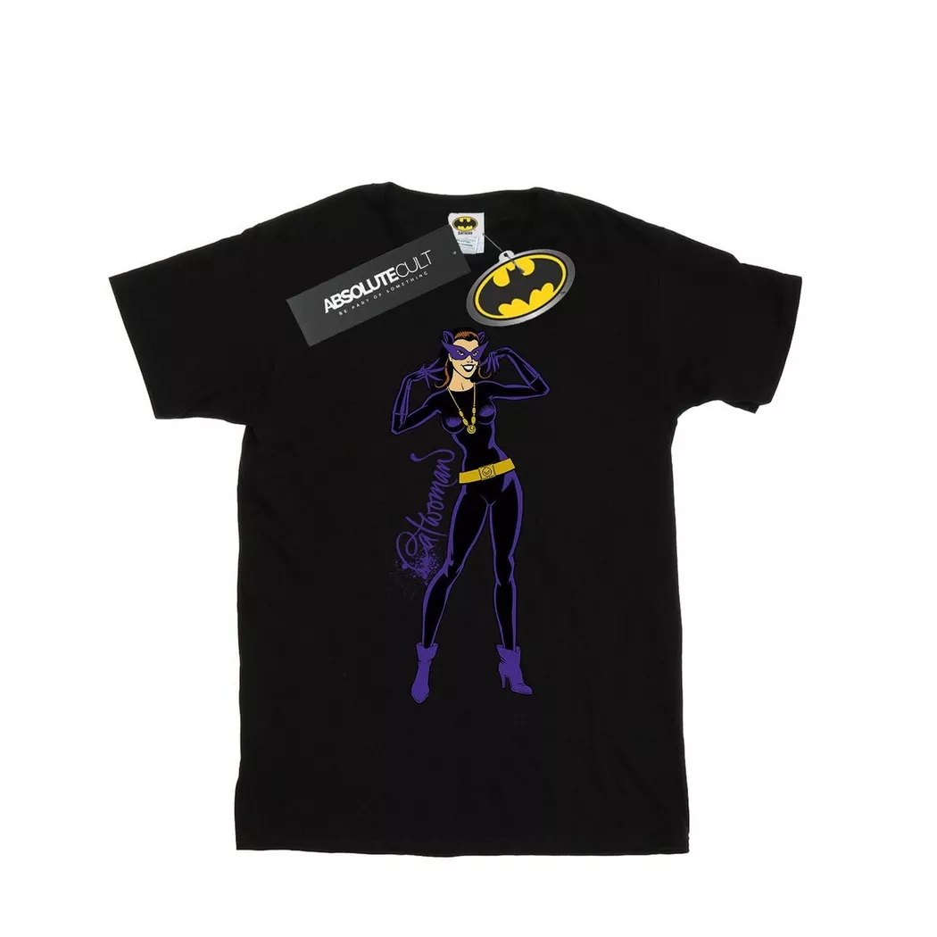 DC COMICS - TShirt, für Damen, Schwarz, Größe XL