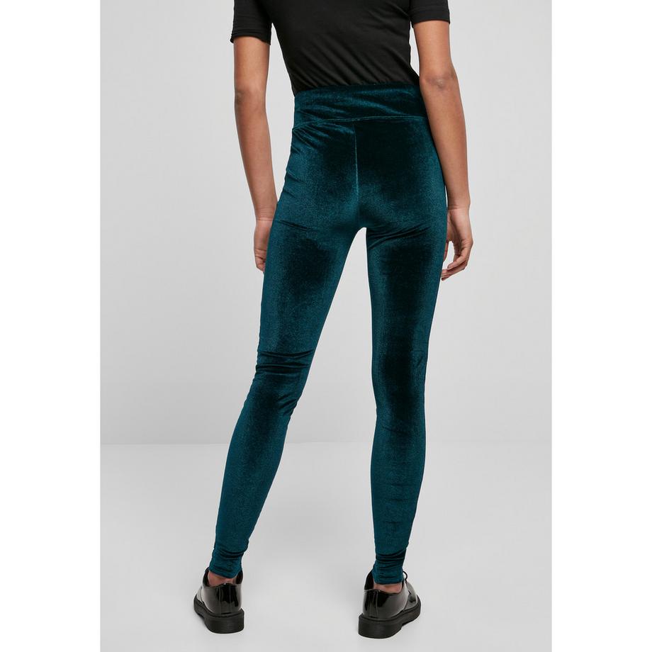 URBAN CLASSICS Leggings Vita Alta Velluto  