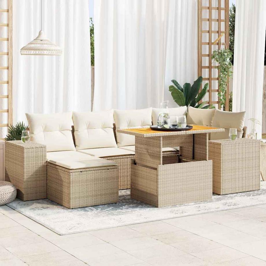 VidaXL Garten sofagarnitur poly-rattan  