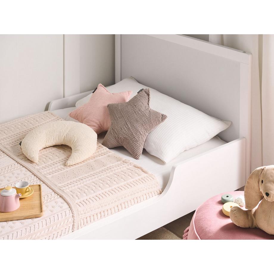 Beliani Dekokissen 3er Set aus Cord  LUNA  