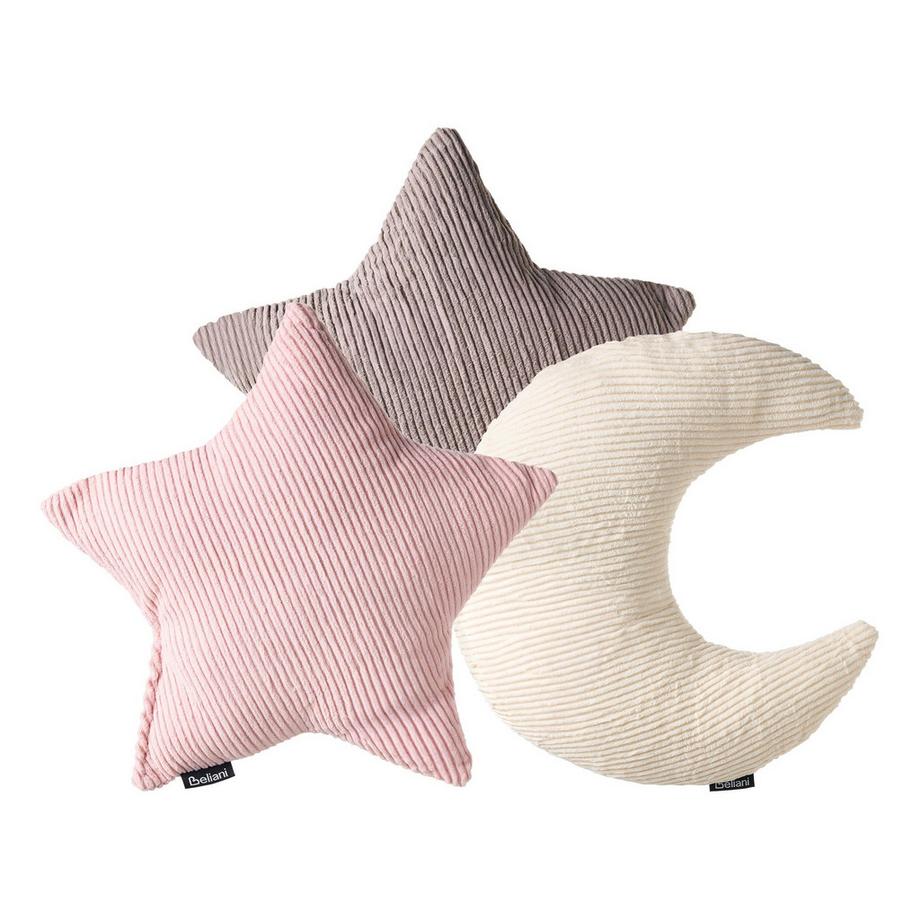 Dekokissen 3er Set aus Cord  LUNA