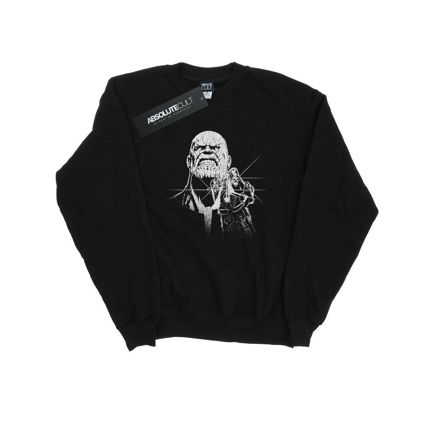 Image of Avengers Infinity War Fierce Thanos Sweatshirt Herren Schwarz 3XL