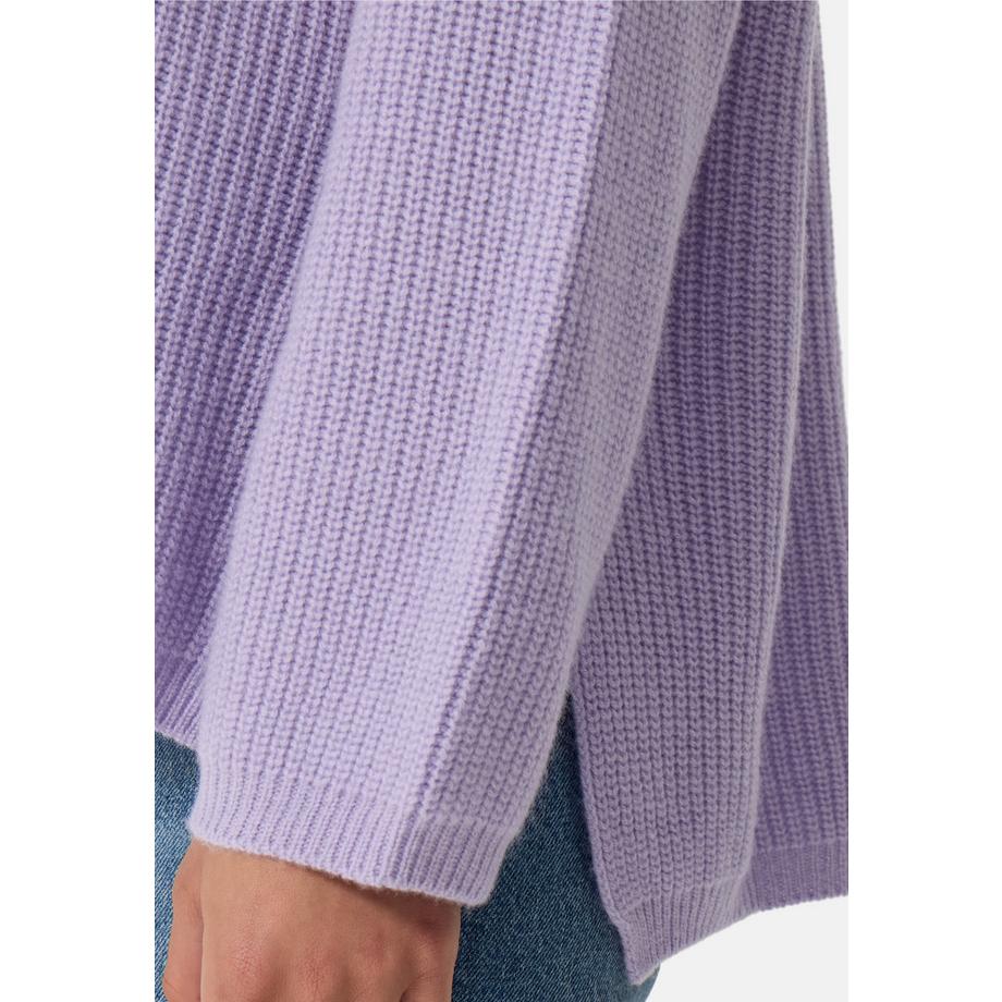 CASH-MERE.CH Pull Col Roulé Style Oversize Laine Cachemire  