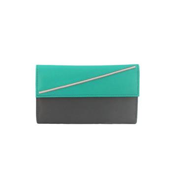 Andria Leder Brieftasche Blockfarben