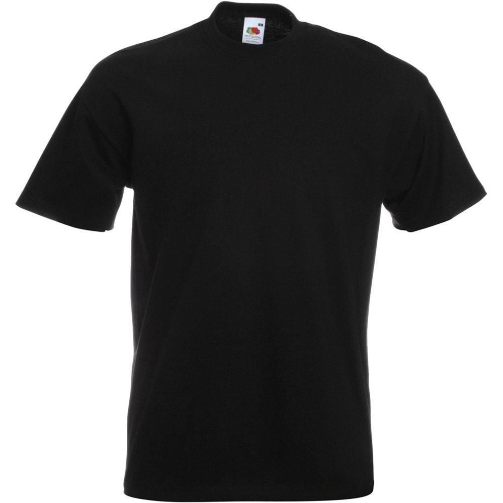 Image of Super Premium Kurzarm Tshirt Herren Schwarz 5XL