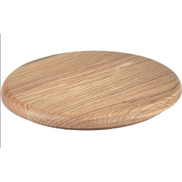 Image of 12578 Deckel/servierglocke Eiche Holz Rund Lebensmitteldeckel Unisex ONE SIZE