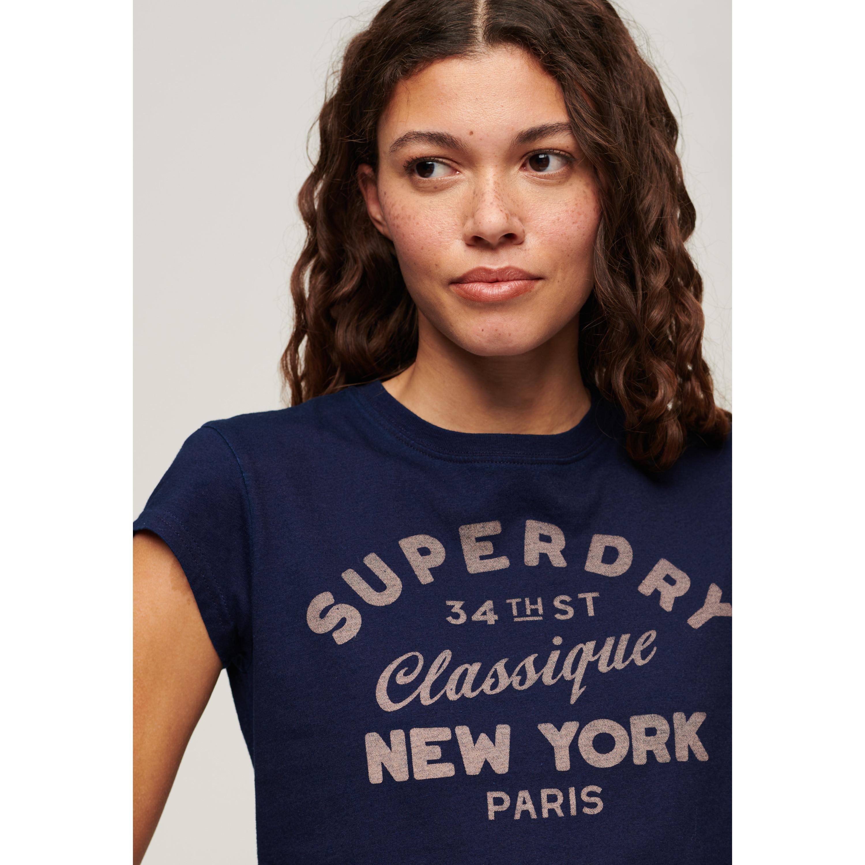 Superdry  t-hirt con maniche da uperdry workwear 