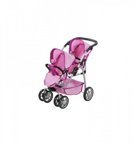 Image of Zwillings-Puppenwagen Milo Uma Pink