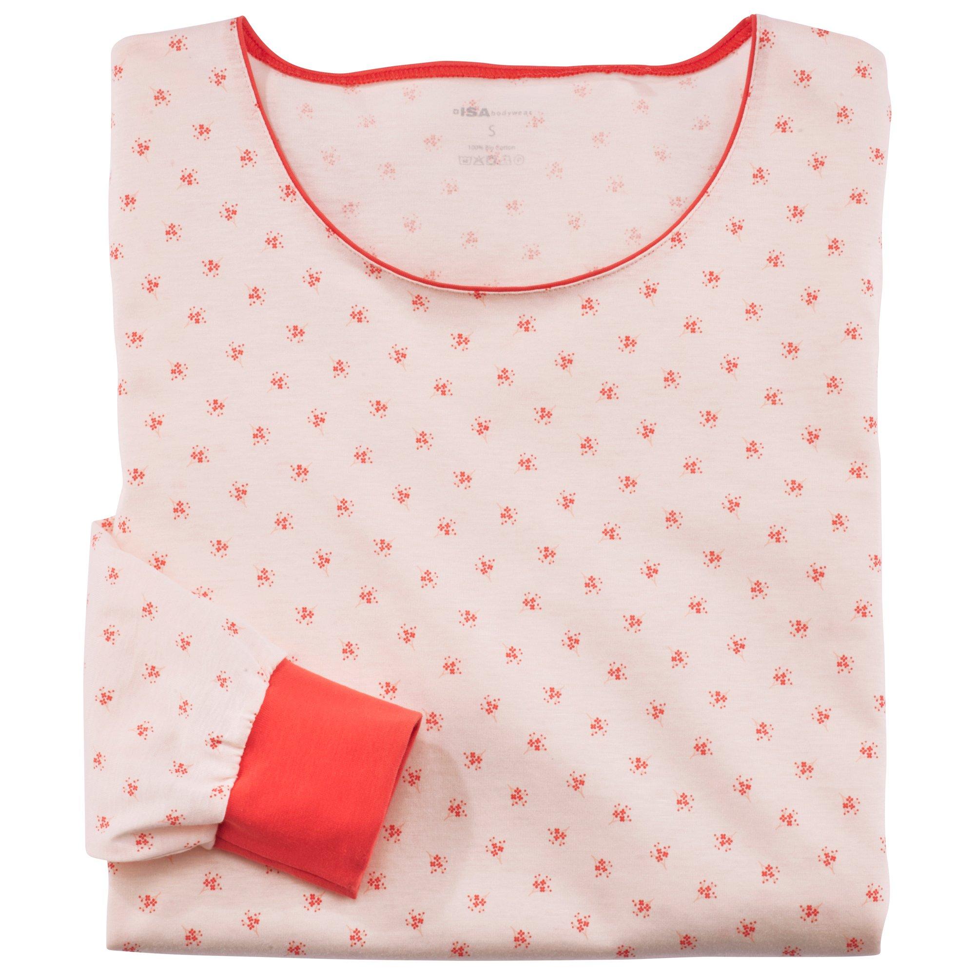 Image of Pyjama Lang Unisex Rot Bunt M