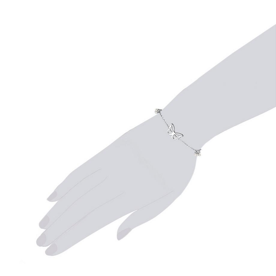 Lulu & Jane  Perlen-Armband Schmetterling 