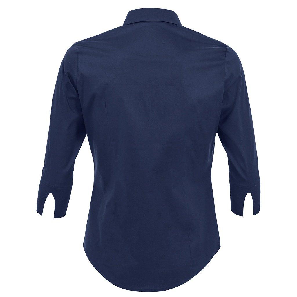 SOLS  Effect Bluse Arbeitsbluse, 34Ärmel 