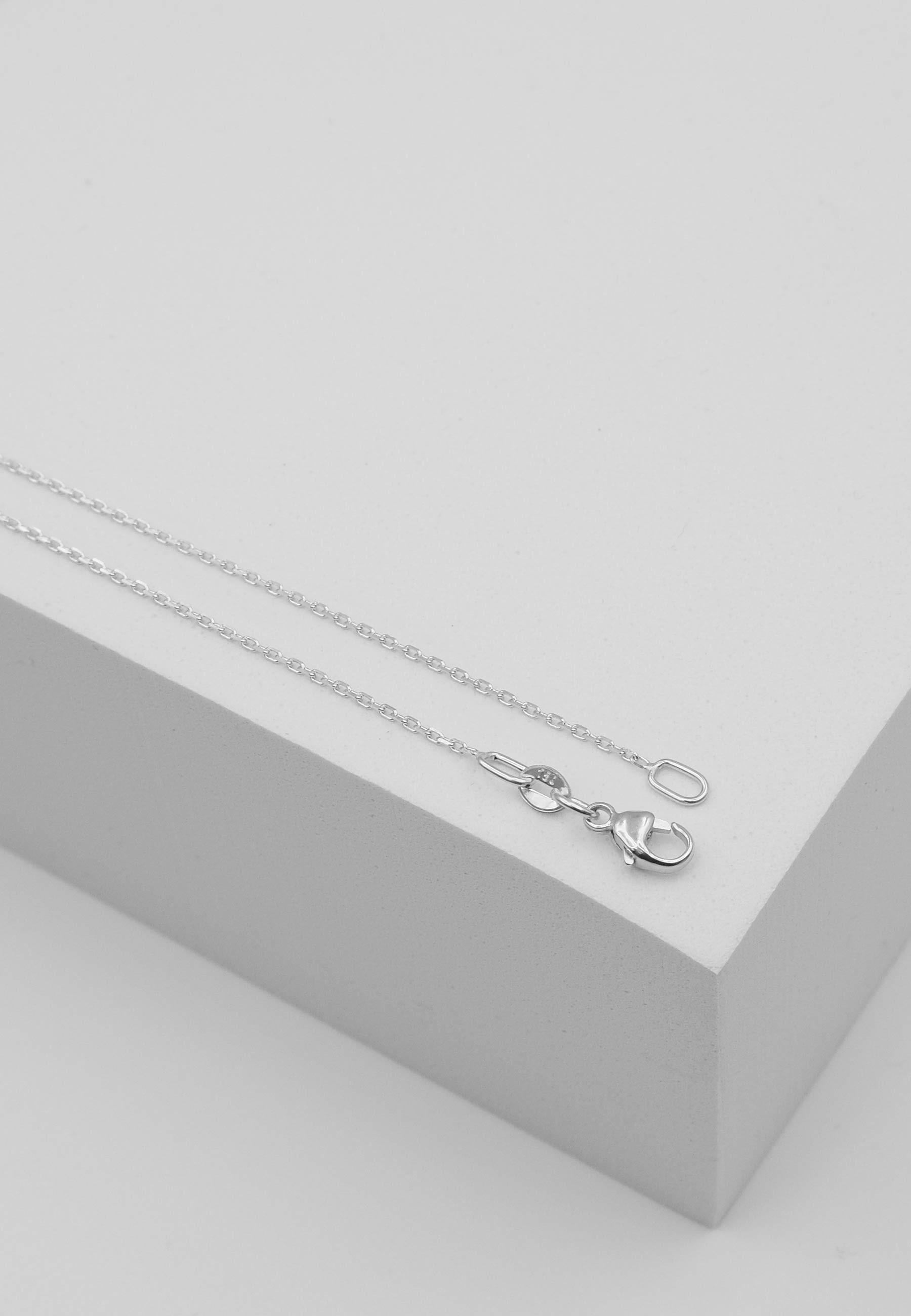 Image of Collier Anker Weissgold 750, 0.9mm, 42cm Damen Silber 42cm