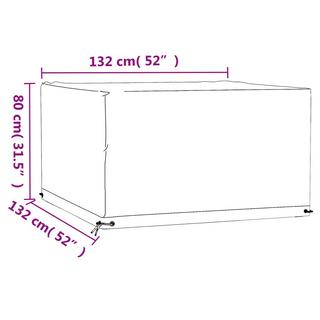 VidaXL Gartenmöbel abdeckung polyethylen  