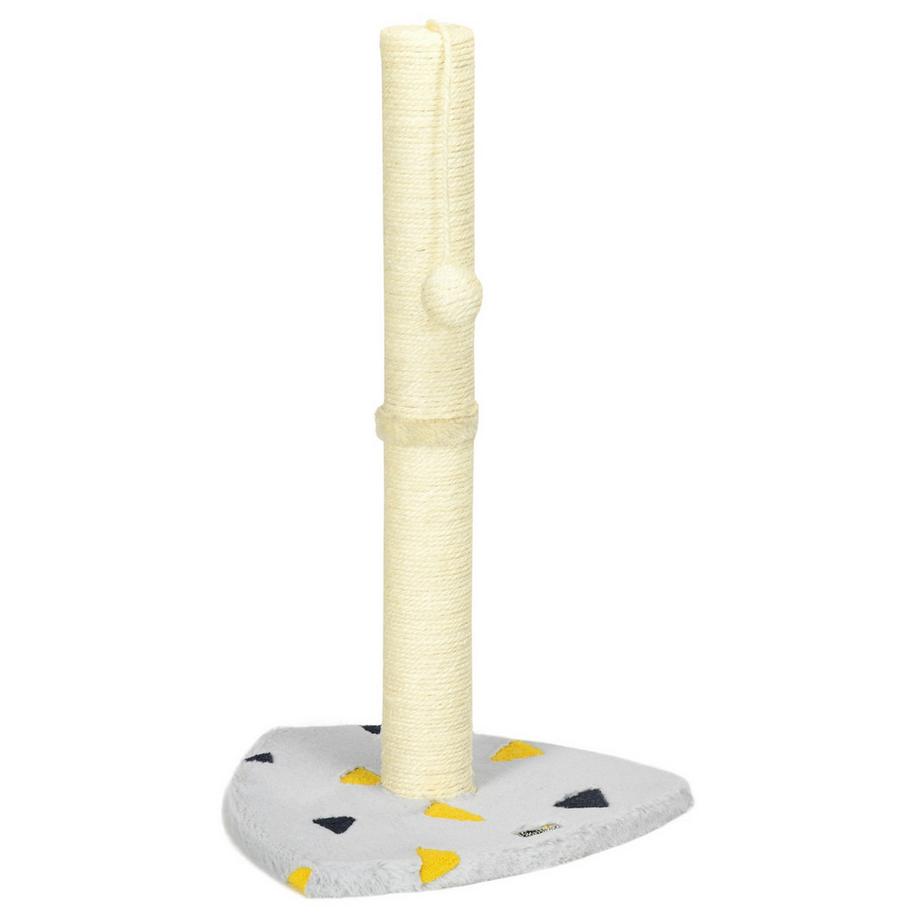 Arbre À Chat Arbre À Chat En Jute De 62 Cm Avec Boule À Gratter, En Gris Clair + Beige, Idéal Pour Une Utilisation En Intérieur, Pour Chats