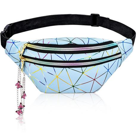 Only-bags.store Sac ceinture Kids Waterproof PU Leather Colorful Fanny Pack for Teenagers with Adjustable Strap, Multiple Zipper Pockets Sac ceinture Kids Waterproof PU Leather Colorful Fanny Pack for Teenagers with Adjustable Strap, Multiple Zipper Pockets 