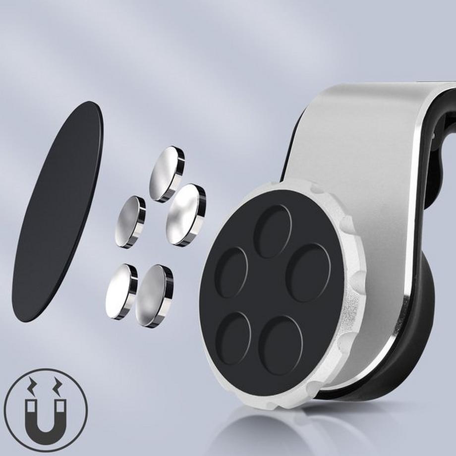 Avizar  Magnetische Autohalterung Silber 