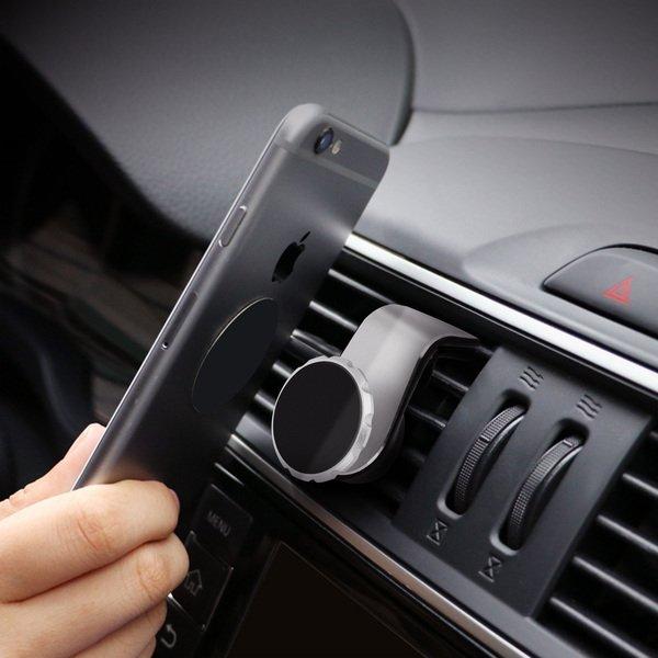 Avizar  Supporto Magnetico Auto Compatto Argento 