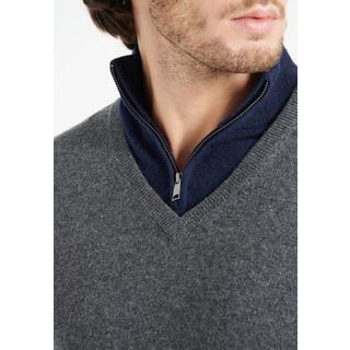 Studio Cashmere8  LUKE 11 Pullover mit V-Ausschnitt - 100% Kaschmir 