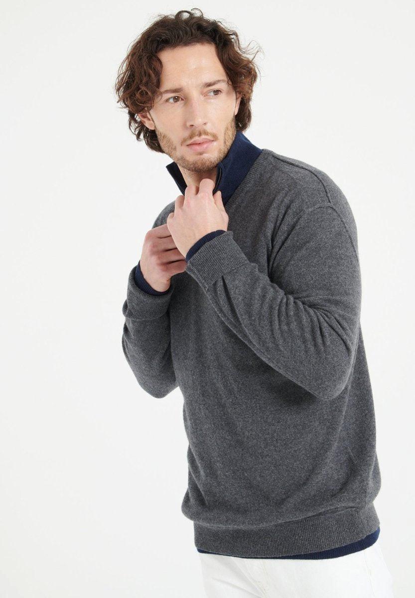 Studio Cashmere8  LUKE 11 Maglione con scollo a V - 100% cashmere 