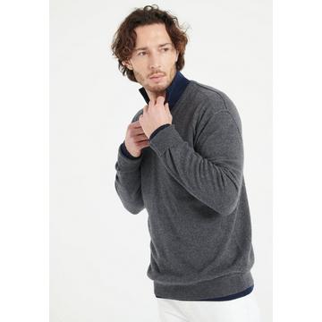 LUKE 11 Maglione con scollo a V - 100% cashmere