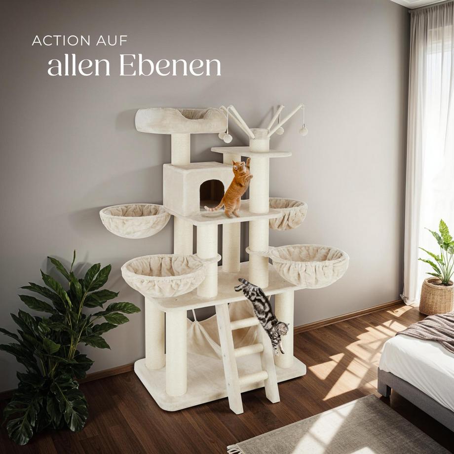 Tectake  Kratzbaum Gismo 195 cm Sisal 