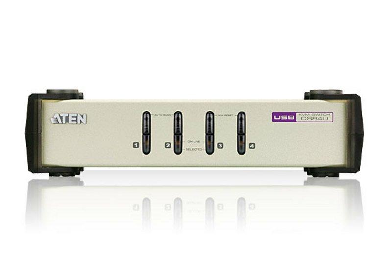 ATEN  Commutateur KVM VGA PS/2 USB 4 ports 