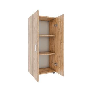 VCM Büroschrank mit 3 Fächern | moderner Aktenschrank mit Drehtüren | Maße ca. H. 108 x B. 49 x T. 34 cm – Ulas 3-Fach  