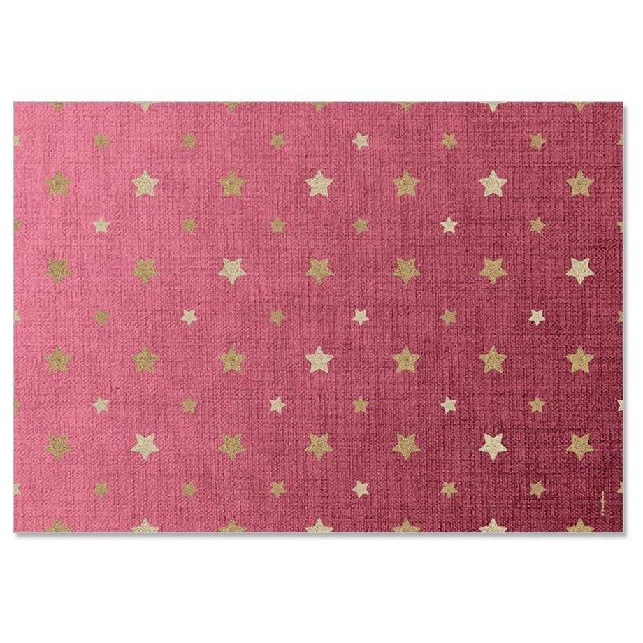 trendform Sets de table en papier LINEN STARS 4 x 12 feuilles  