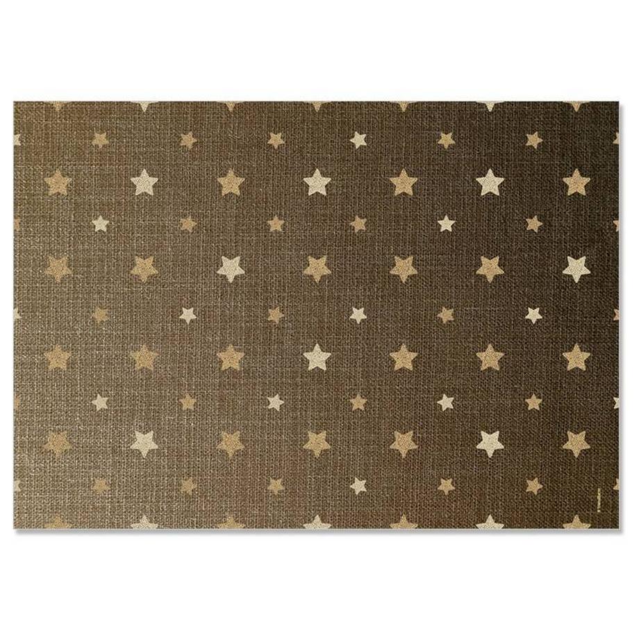 trendform Sets de table en papier LINEN STARS 4 x 12 feuilles  