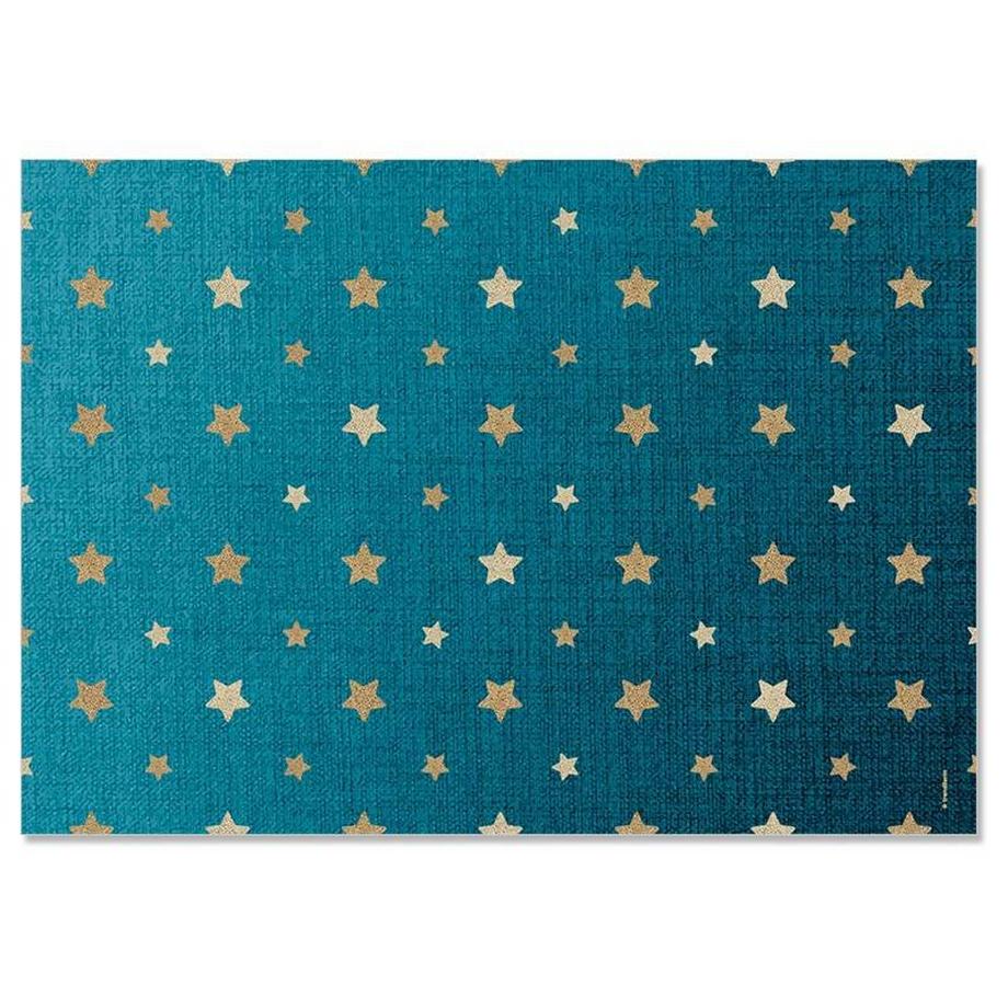 trendform Sets de table en papier LINEN STARS 4 x 12 feuilles  