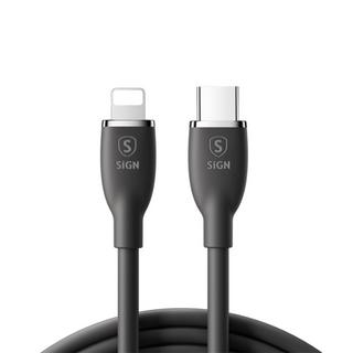 B2X  Câble USB-C vers Lightning 30 W, 2 m - Noir 