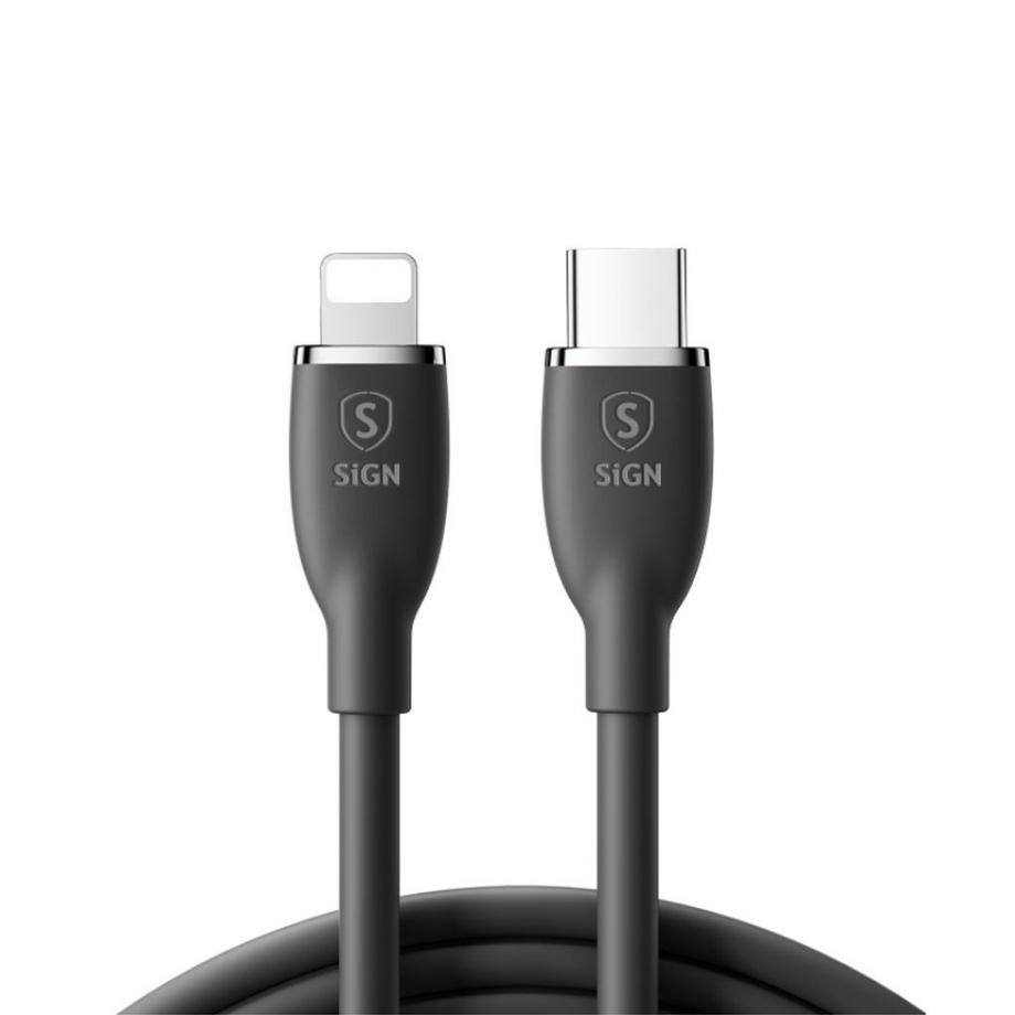 USB-C-auf-Lightning-Kabel 30 W, 2 m – Schwarz