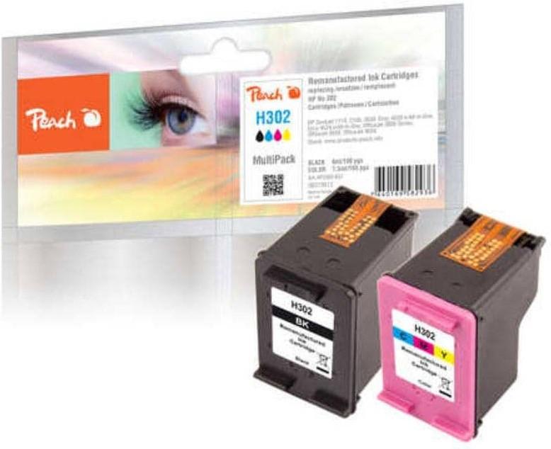 Peach  Tinte HP FU66A/F6U65A Multipack black+color, je 1x6ml, 1x7.5 ml 