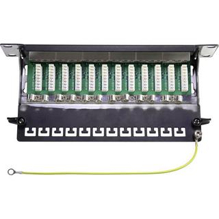 Renkforce  12 Port Patchpanel CAT 6A 25.4 cm (10″) 