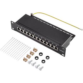 Renkforce  12 Port Patchpanel CAT 6A 25.4 cm (10″) 