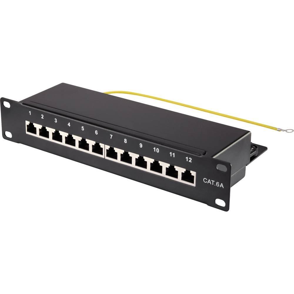 Image of 12 Port Patchpanel CAT 6A 25.4 cm (10″)