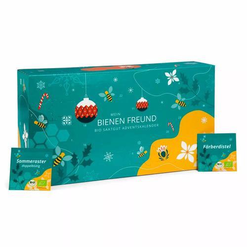 Geschenkidee Bienenfreude Saatgut Adventskalender BIO  