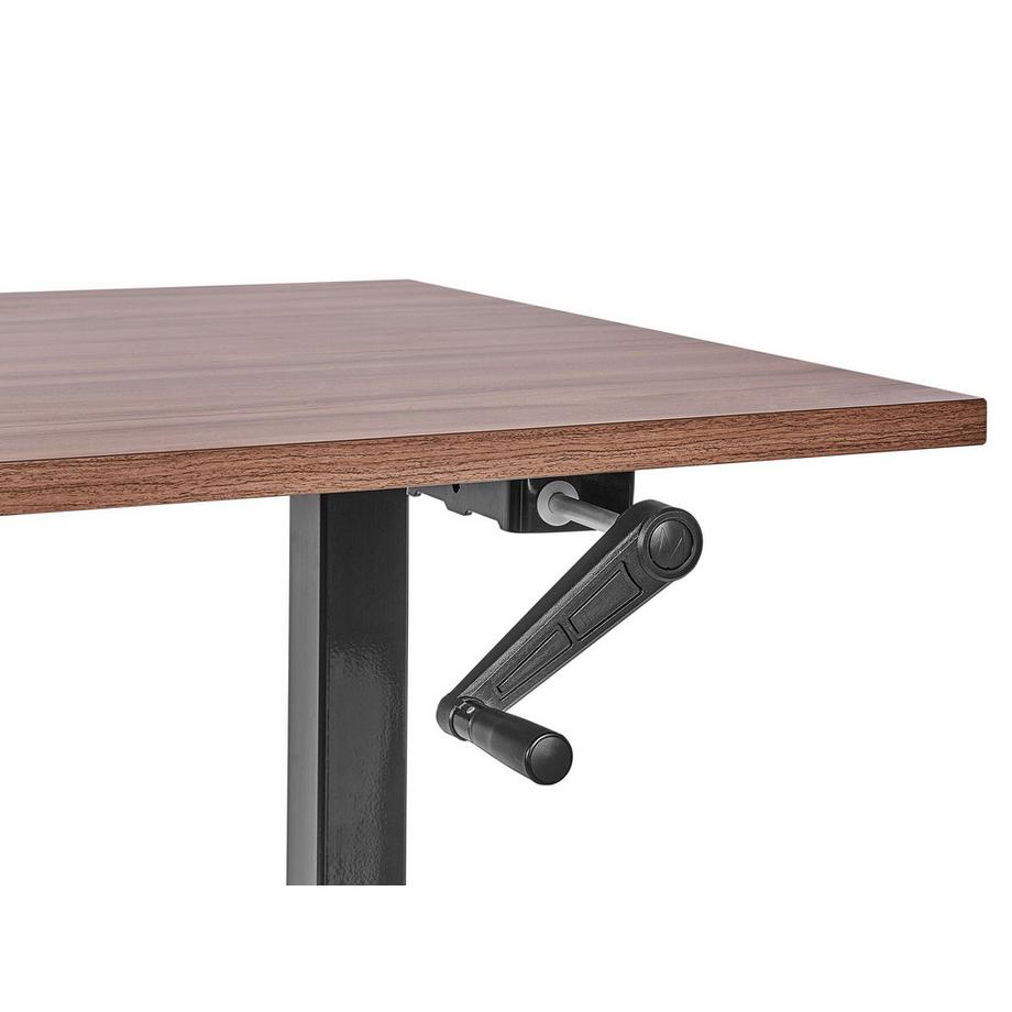 Beliani Scrivania manuale regolabile in altezza en Pannello di fibre (LDF) Moderno DESTINES  