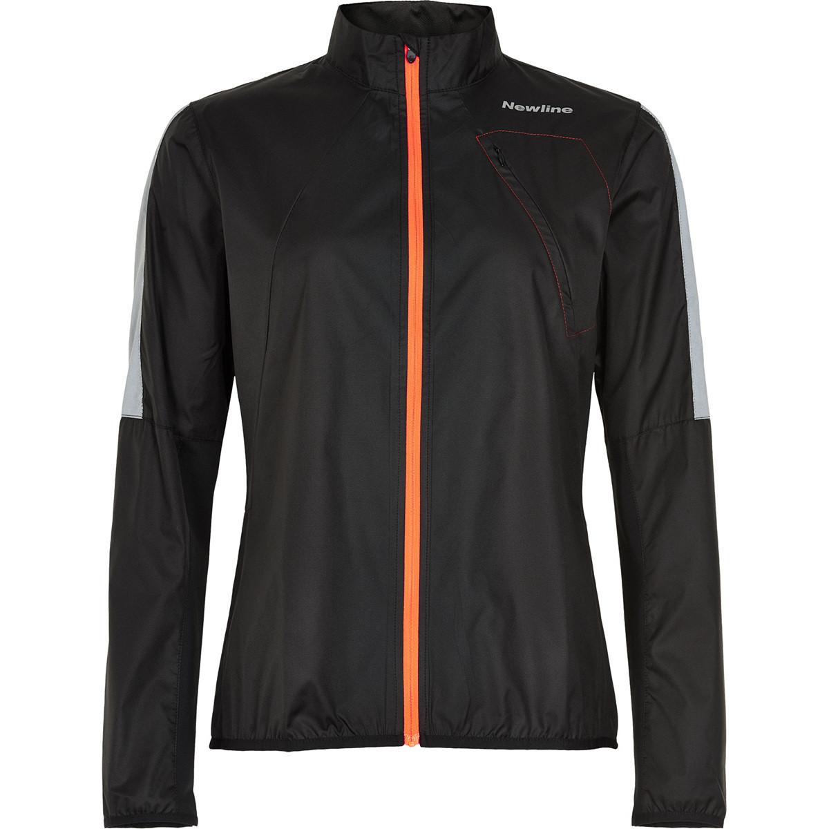Image of Damenjacke Visio Wind Unisex Schwarz / Orange XS